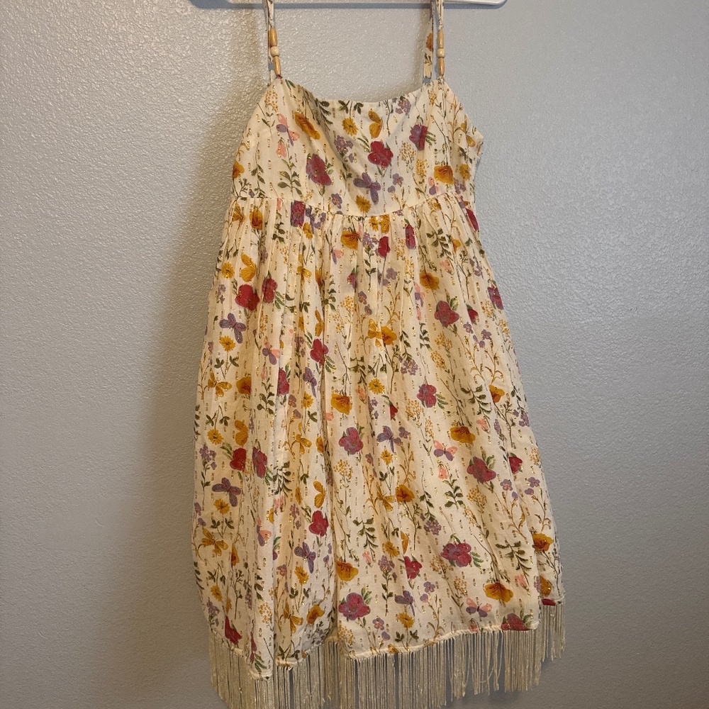 Eddy Fringe Mini Dress